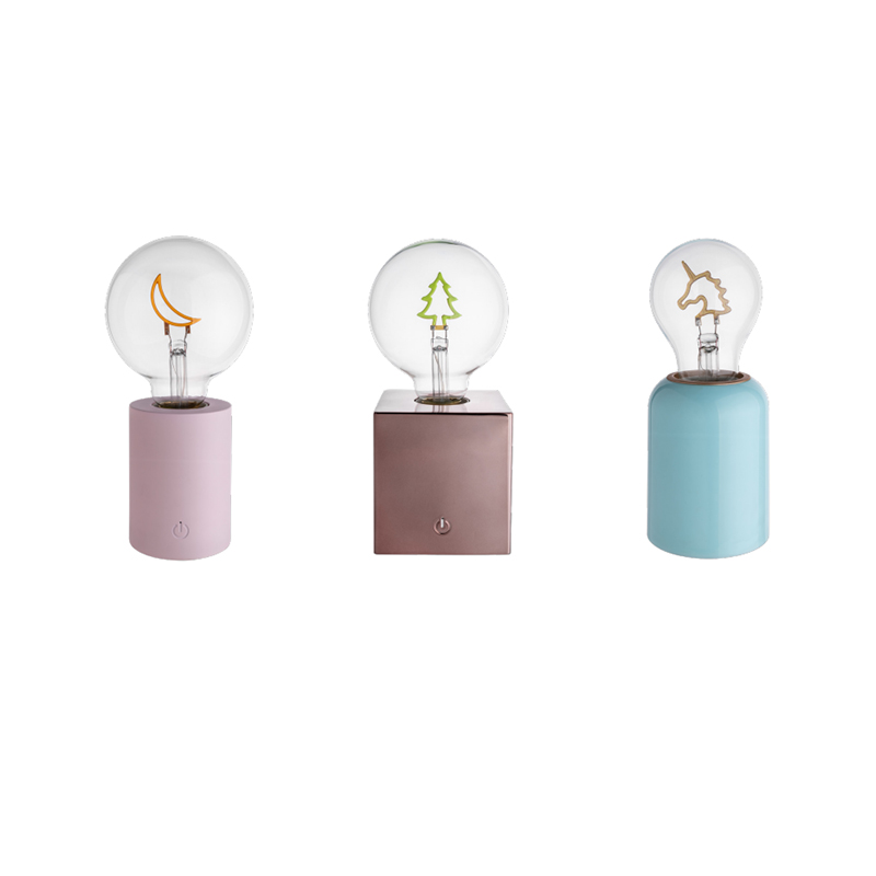 Cultioribus mensa lucerna Base (plastic / aqua translatione printing)